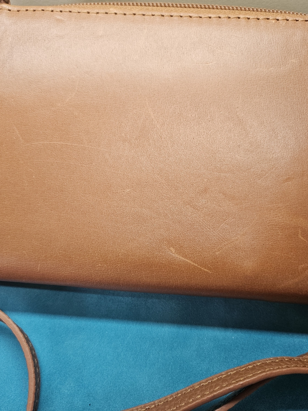 The Sak Brown Leather Crossbody Wallet - Picture 6 of 6
